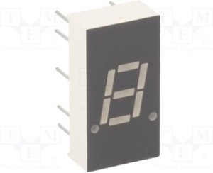 KW1-302AVA, Дисплей: LED, 7-сегментный, 7,8мм, 0,3", II.зн: 1, красный, 25-50мкд KW1-302AVA, Дисплей: LED, 7-сегментный, 7,8мм, 0,3", II.зн: 1, красный, 25-50мкд