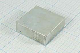 Магнит 60,0x60,0x20, параллелепипед, Ni, класс N35