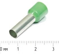 Наконечник кабельный 6,8x18, 6,2, S16,0, обжимной, зеленый, LT160018