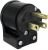 Q-710-RA, CONN, POWER ENTRY, NEMA 5-15P, 125V Q-710-RA, CONN, POWER ENTRY, NEMA 5-15P, 125V