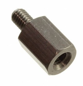 M2143-3005-SS-20, Standoff Hex M/F M3 X 0.5-THD 6mm-A/F 4.76mm-LG Stainless Steel Passivated