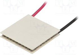 PM-25X25-30, Модуль: элемент Пельтье, 5,9В, 8А, 25x25x3,5мм, 30Вт, Мат-л: Al2O3 PM-25X25-30, Модуль: элемент Пельтье, 5,9В, 8А, 25x25x3,5мм, 30Вт, Мат-л: Al2O3