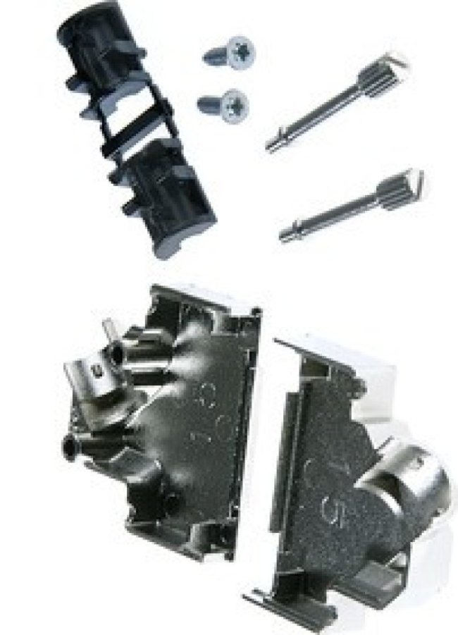 1-1478763-5, Backshell/Cable Clamp 45° 2 Shell Size Nickel Zinc Bag
