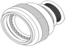 TXR15AZ00-1010BI, Circular MIL Spec Backshells CW3895-000
