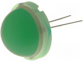 DLC2/6SGD, LED; 20mm; green; 40?75mcd; 120°; Front: convex; No.of term: 2