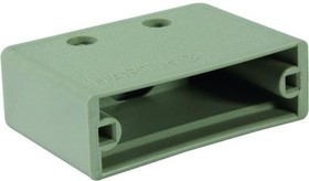 09670150411, D-Sub Backshells 9P HOOD TOP ENTRY GY PLASTIC SLIM LINE