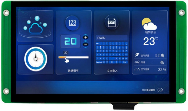 DMG10600T070_09WTC DWIN Дисплей HMI 7" 1024*600 DMG10600T070_09WTC DWIN Дисплей HMI 7" 1024*600