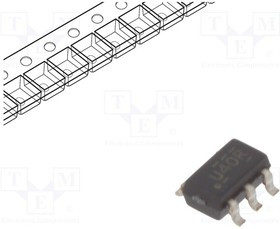 SN74AUC1G240DBVR, IC: digital; buffer,inverting,line driver; Ch: 1; CMOS; SMD; SOT23