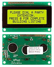 NHD-0420AZ-FL-YBW-33V3, LCD Character Display Modules &amp; Accessories STN-Y/G Transfl 77.5 x 47.0