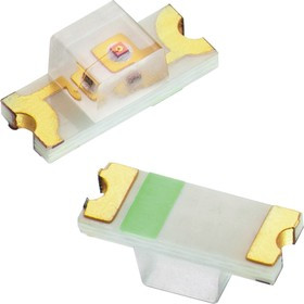 156120GS75000, Standard LEDs - SMD WL-SMRW SMD RvMt Mon Watrclr Rect 1206Grn