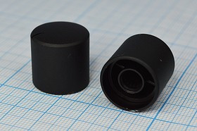 Ручка круглая диаметр 18мм, диаметр регулятора 6.0мм, металл;№2609 ручка d6,0z36\18x18\мет\\