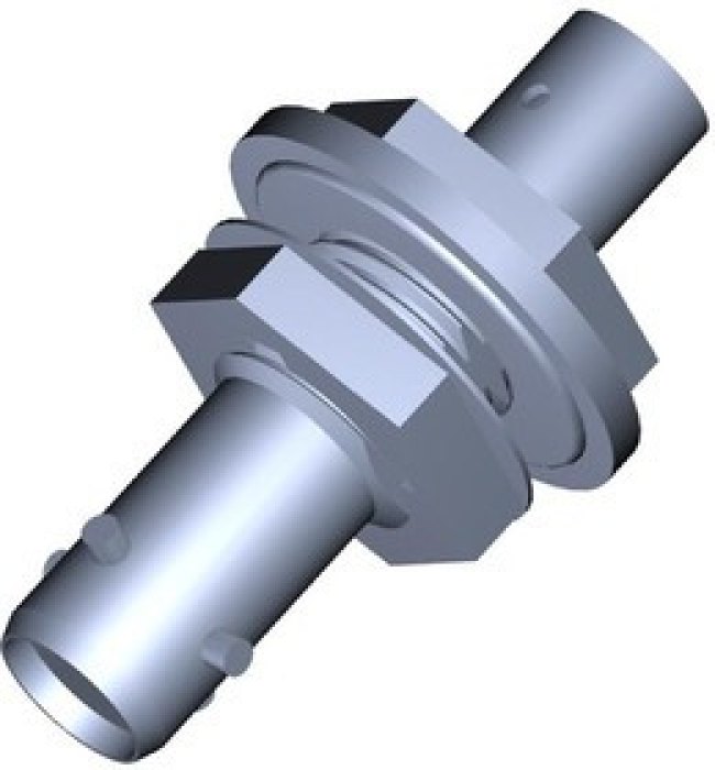 DK-621-0440-4S, RF COAX CONN, TRIAXIAL, BULKHEAD JACK