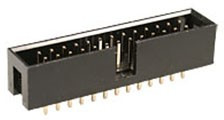 BH-26 (IDC-26MS), вилка на плату шаг 2.54мм прямая (118-A-26GSK)