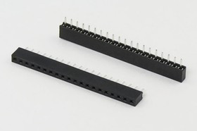 Разъем PBS2-1x20 розетка, шаг P2.0, контакты 20P, h-4.5, монтаж на плату