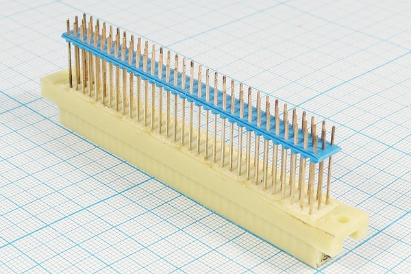 Прямоугольная соединительная розетка, шаг P2.5мм, 96гнёзд,полный,3x32, A+B+C=3x32=96HP, пластиковый; №430 A гн ПрС\P2,5\96HP\ пл\\СНП59-96Р-