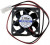 KF0410B5H--R (KF0410B5H-012C217R) (6000RPM) 5V/0.13A (40х40х10) B(подшипник) CFM6/dBA28 Jamicon вентилятор с разъемом 2 конт.MOLEX 5239-2(PH
