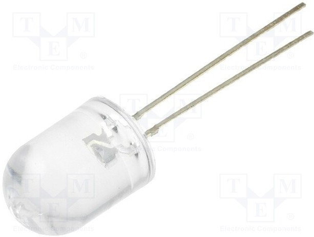 OSW5DKA431B-P, LED; 10mm; white cold; 5800mcd; 30°; Front: convex; 2.9?3.6V OSW5DKA431B-P, LED; 10mm; white cold; 5800mcd; 30°; Front: convex; 2.9?3.6V