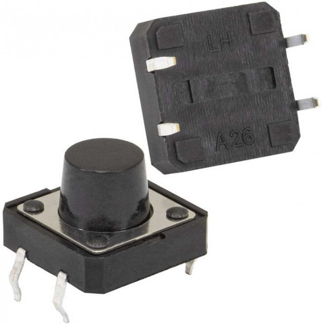 KAN1211-0801B 12X12X8 MM, Кнопка тактильная KAN1211-0801B, 12x12x8 мм