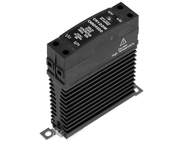 CKRD4820, Твердотельное реле, SPST-NO, 20 А, 530 В СКЗ, DIN-рейка, Зажимная Клетка, Переход Через Нуль CKRD4820, Твердотельное реле, SPST-NO, 20 А, 530 В СКЗ, DIN-рейка, Зажимная Клетка, Переход Через Нуль