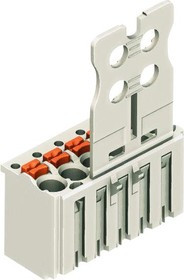 2091-1106, 1-CONDUCTOR FEMALE PLUGLIGHT GRAY 54W3696