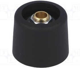 A3120069, Control knob without recess Black ø20mm