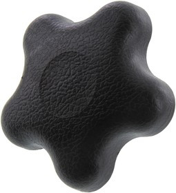2980CX, FIVE ARM/STAR CLAMPING KNOB, PP, 57MM