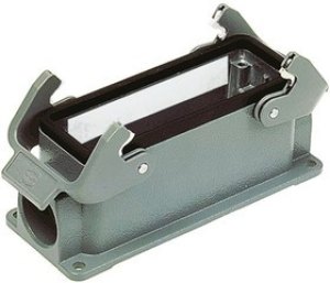 19340100271, Han Hv E Heavy Duty Power Connector Housing, M25 Thread 19340100271, Han Hv E Heavy Duty Power Connector Housing, M25 Thread