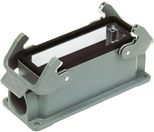19340100271, Han Hv E Heavy Duty Power Connector Housing, M25 Thread 19340100271, Han Hv E Heavy Duty Power Connector Housing, M25 Thread