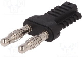 KURZ104IGMBNI-SW, Соединительный мост, "банан" 4мм, 12А, 33ВAC, 70ВDC, черный KURZ104IGMBNI-SW, Соединительный мост, "банан" 4мм, 12А, 33ВAC, 70ВDC, черный