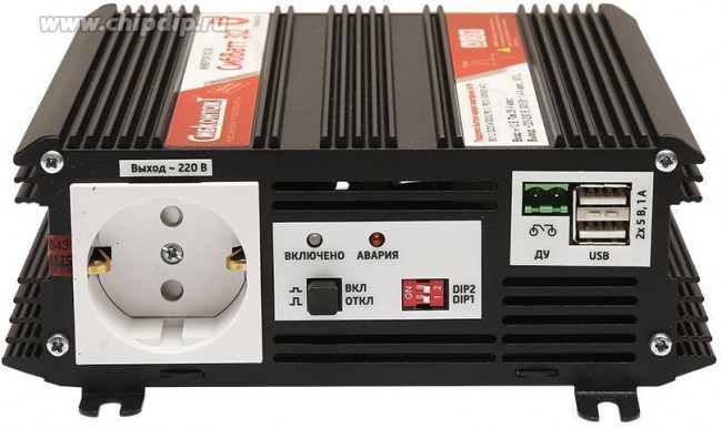 СибВатт 324 инвертор, преобразователь напряжения DC/AC, 24/220В, 300Вт СибВатт 324 инвертор, преобразователь напряжения DC/AC, 24/220В, 300Вт