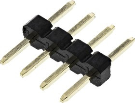M22-2010405, M22 Series Straight Through Hole Pin Header, 4 Contact(s), 2.0mm Pitch, 1 Row(s), Unshrouded