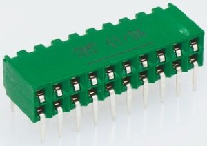 1-216602-2, Conn Socket Strip RCP 12 POS 2.54mm Solder RA Thru-Hole Box 1-216602-2, Conn Socket Strip RCP 12 POS 2.54mm Solder RA Thru-Hole Box