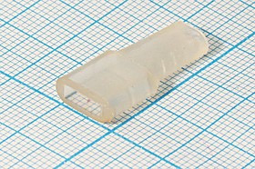 Кожух для клеммы розетка 6,4x0,8, 5x11,5x25мм, 1H, изолированный, прозрачный