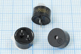 Зуммер магнитоэлектрический без генератора, 9x 5, напряжение 5В, сопротивление 40 Ом, частота 2.731