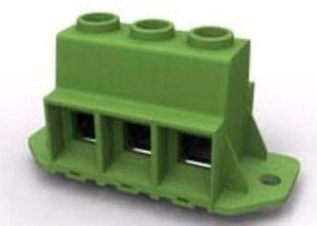 1986715-4, Fixed Terminal Blocks 15MM PWR TERM BLK 4P W/ MOUNTING FLANGE