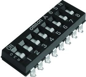 A6SN-1104, DIP SWITCH, 1, SPST, RAISED SLIDE