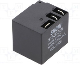 S12-QCS-24, Реле: электромагнитное, SPDT, Uобмотки: 24ВDC, Iконтакт.макс: 20А