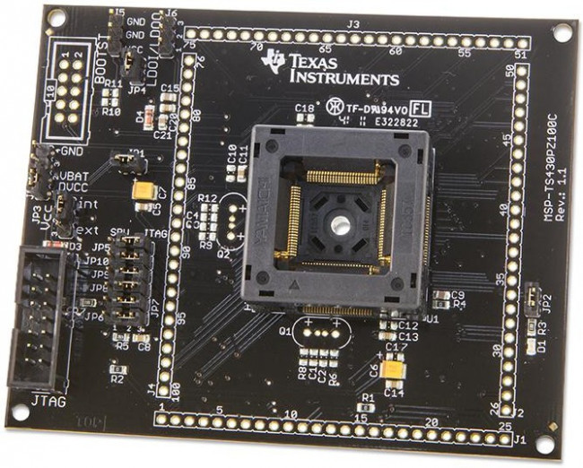 MSP-TS430PZ100C, Sockets &amp; Adapters 100-Pin Target board