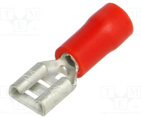 BM00105, Наконечник: плоский, 5,2мм, 0,8мм, "мама", 0,25-1,5мм2, обжим