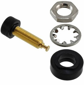 2854-0, Test Plugs &amp; Test Jacks BANANA JACK, BLACK STD