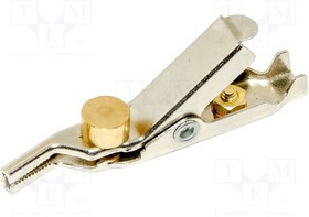 BU-JP-25182-S, Зажим "крокодил"; Диап.захвата: макс.25,4мм; Длина: 59,4мм