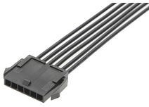 215325-2063, Rectangular Cable Assemblies MINIFIT JR DR R-R 6CKT 600MM Au
