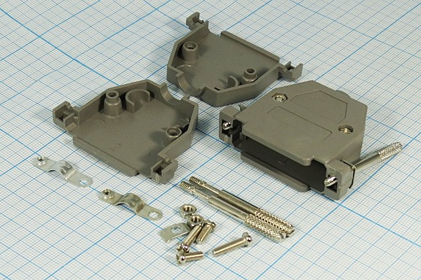 DSUB PLASTIC CASE (DPT-25C), Корпус к разъёму D-SUB PLASTIC CASE (DPT-25C), пластик