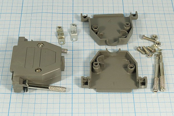 DSUB PLASTIC CASE (DPT-25C), Корпус к разъёму D-SUB PLASTIC CASE (DPT-25C), пластик