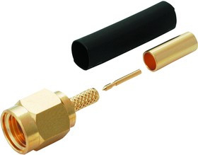 901-9916, RF/COAXIAL SMA PLUG STR 50 OHM CRIMP/SLDR