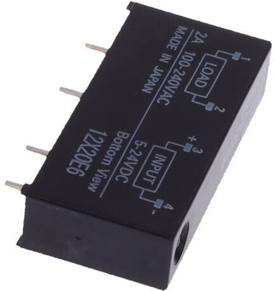 G3TB-OA202PZ DC5-24, SSR, PCB MOUNT, 264VAC, 24VDC, 2A
