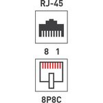 06-0111-A (03-0101-01), Проходник компьютерный 8Р-8С RJ-45