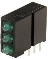 L-2060NA/3GD, светодиодная сборка 3шт. зелёная