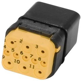 DRC10-40P-A004, DEUTSCH DRC Automotive Connector Plug 40 Way, Solder Termination