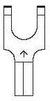 BS-21-8, Terminals FLG FORK 22-18 AWG 8